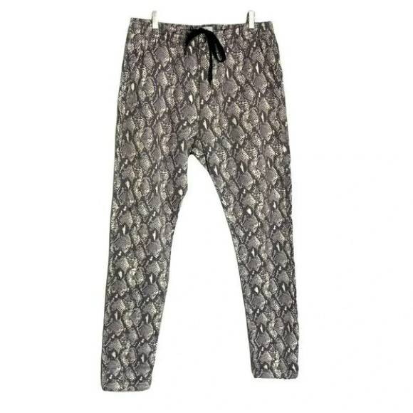 Urban Outfitters mens XL snakeskin print joggers with side & rear pockets - Picture 1 of 9